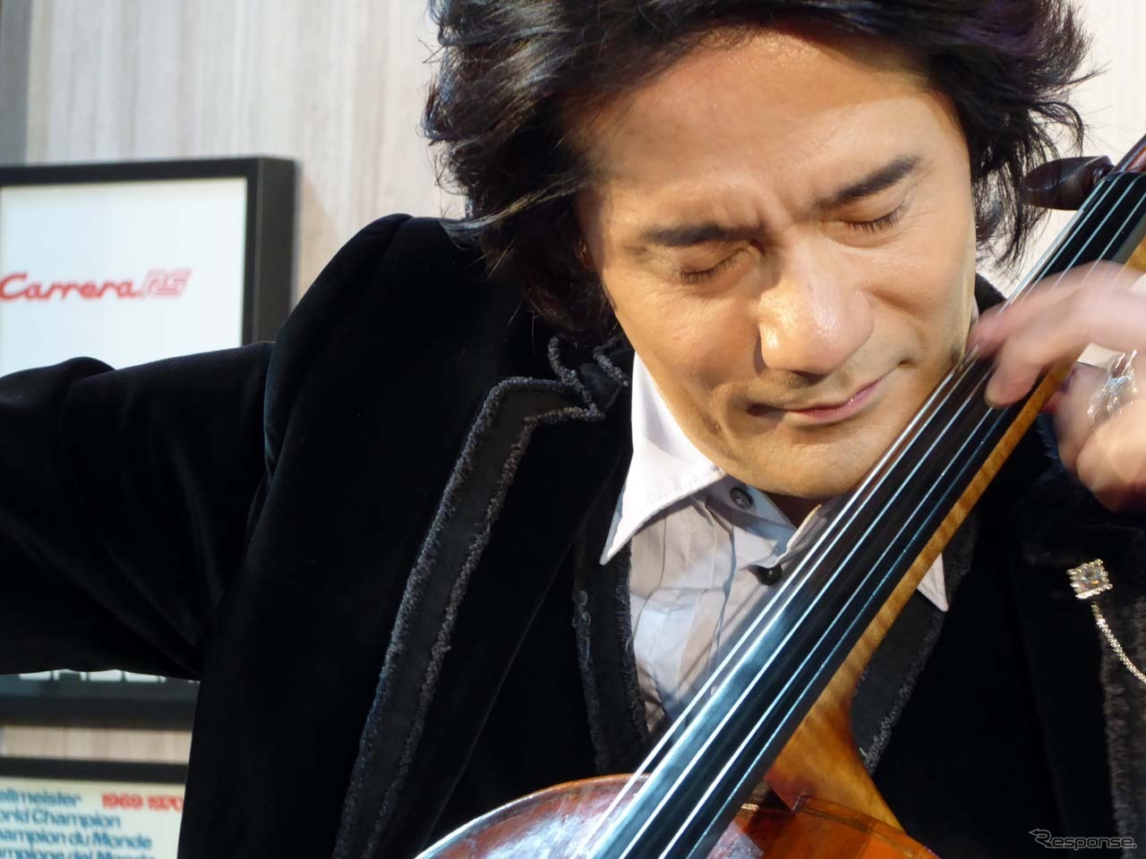 溝口 肇さんの演奏では「世界の車窓から」のテーマ曲を含む3曲が披露された