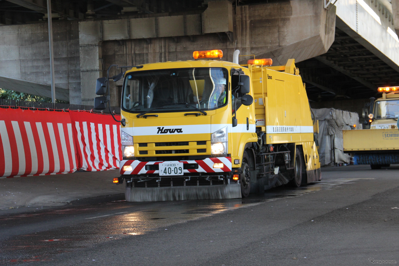 首都高速　積雪凍結対策「安全祈願・出陣式」（川崎市）