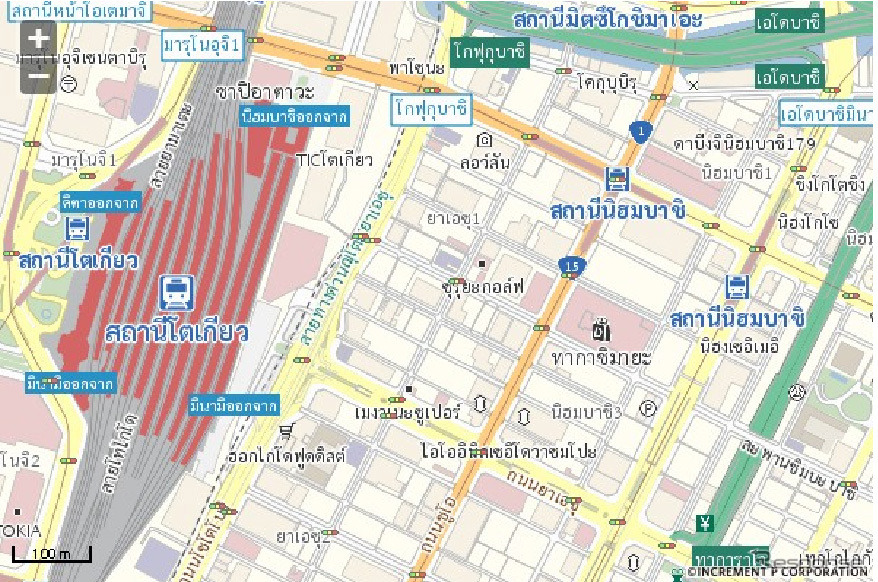 タイ語地図