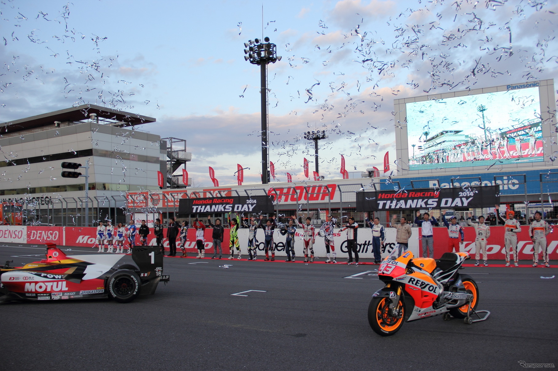 2014年の「Honda Racing THANKS DAY」