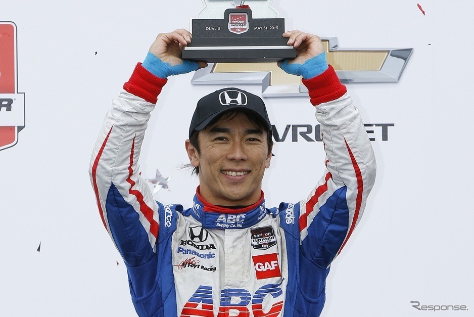 2015年は最高位2位だった佐藤琢磨。来季は3年ぶりの勝利を目指す。