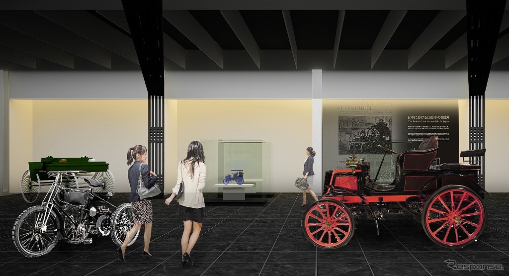 「自動車の夜明け（黎明期）」イメージ