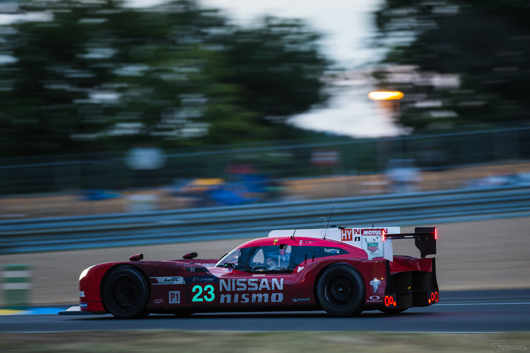 2015年のルマン24時間レースに参戦した「NISSAN GT-R LM NISMO」。