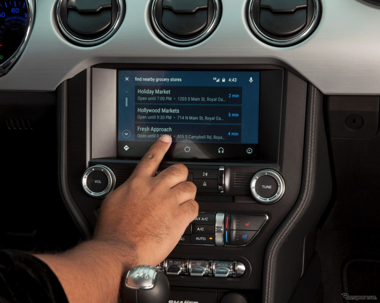 フォードのSYNC 3改良版（Android Autoに対応）