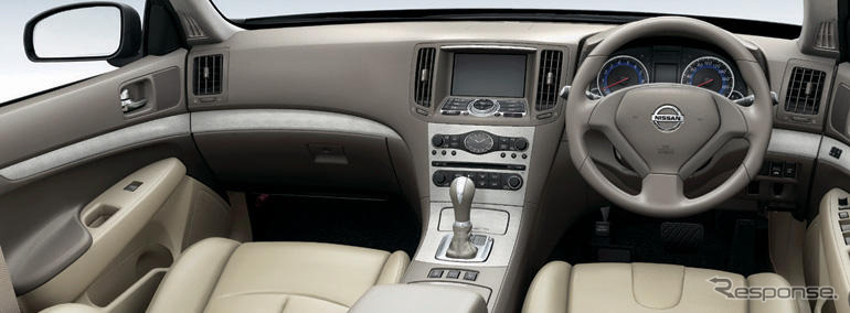 【日産 スカイライン 新型発表】写真蔵…インテリア