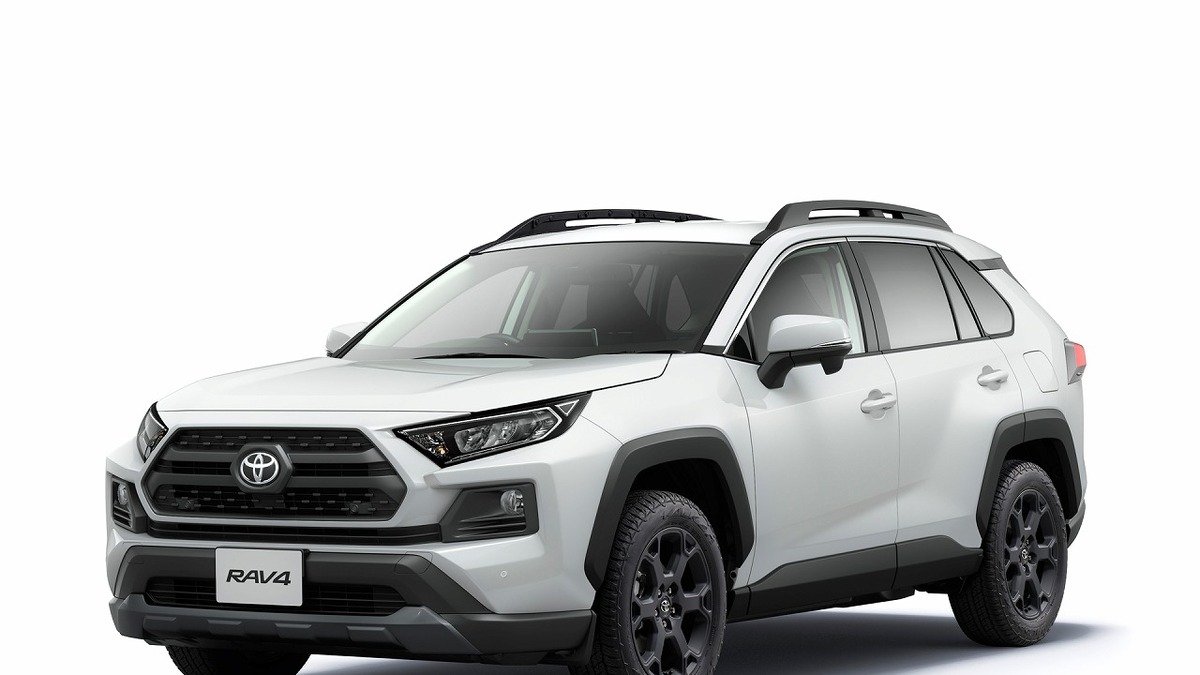 RAV4 サイドモール 北米 トヨタ 純正 白 スーパーホワイト オフパケ-