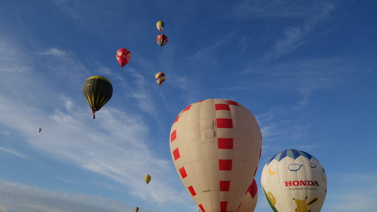 一関 平泉バルーンフェスティバル 競技気球を空中から観察 無観客試合 3枚目の写真 画像 レスポンス Response Jp