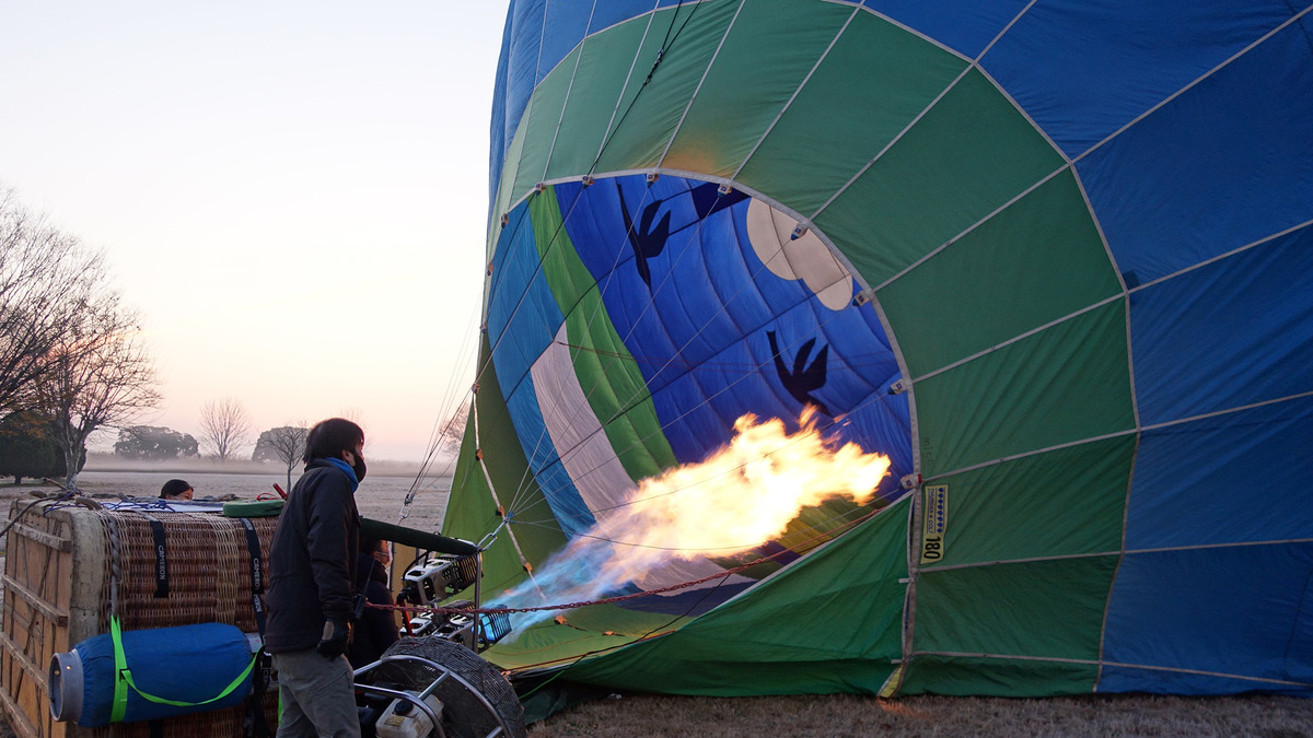 熱気球ホンダグランプリ 渡良瀬バルーンレース開幕 空中での熱戦 この景色は今だけ 2枚目の写真 画像 レスポンス Response Jp