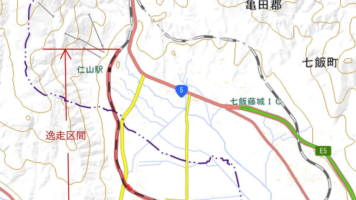 保線機械が下り勾配で線路逸走 函館本線で約7km ブレーキの不具合か 4枚目の写真 画像 レスポンス Response Jp