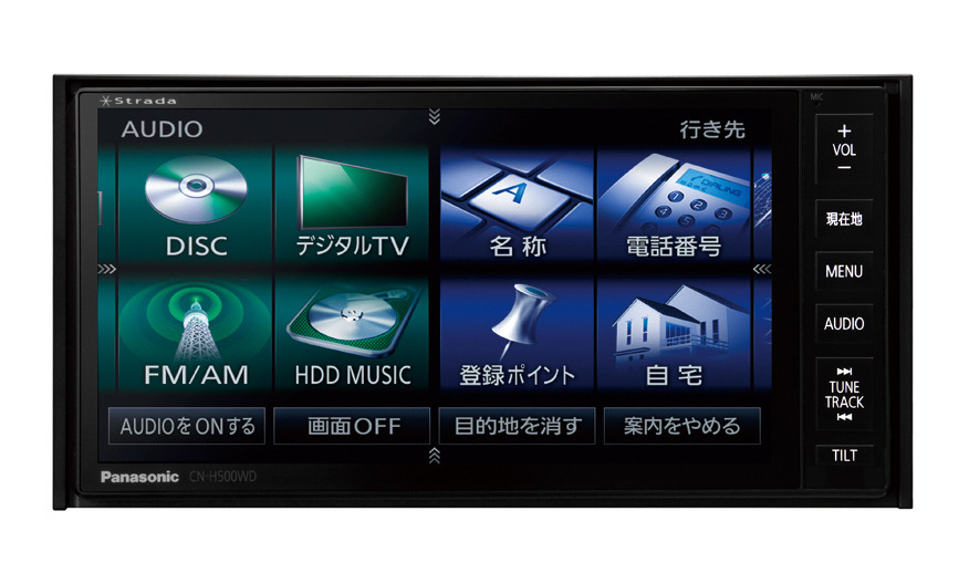 新版 パナソニック ストラーダ CN-H500D フルセグ ナビ Bluetooth