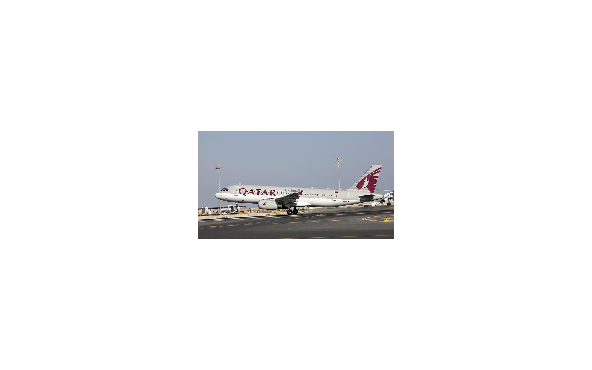 カタール航空の「エアバスA320」