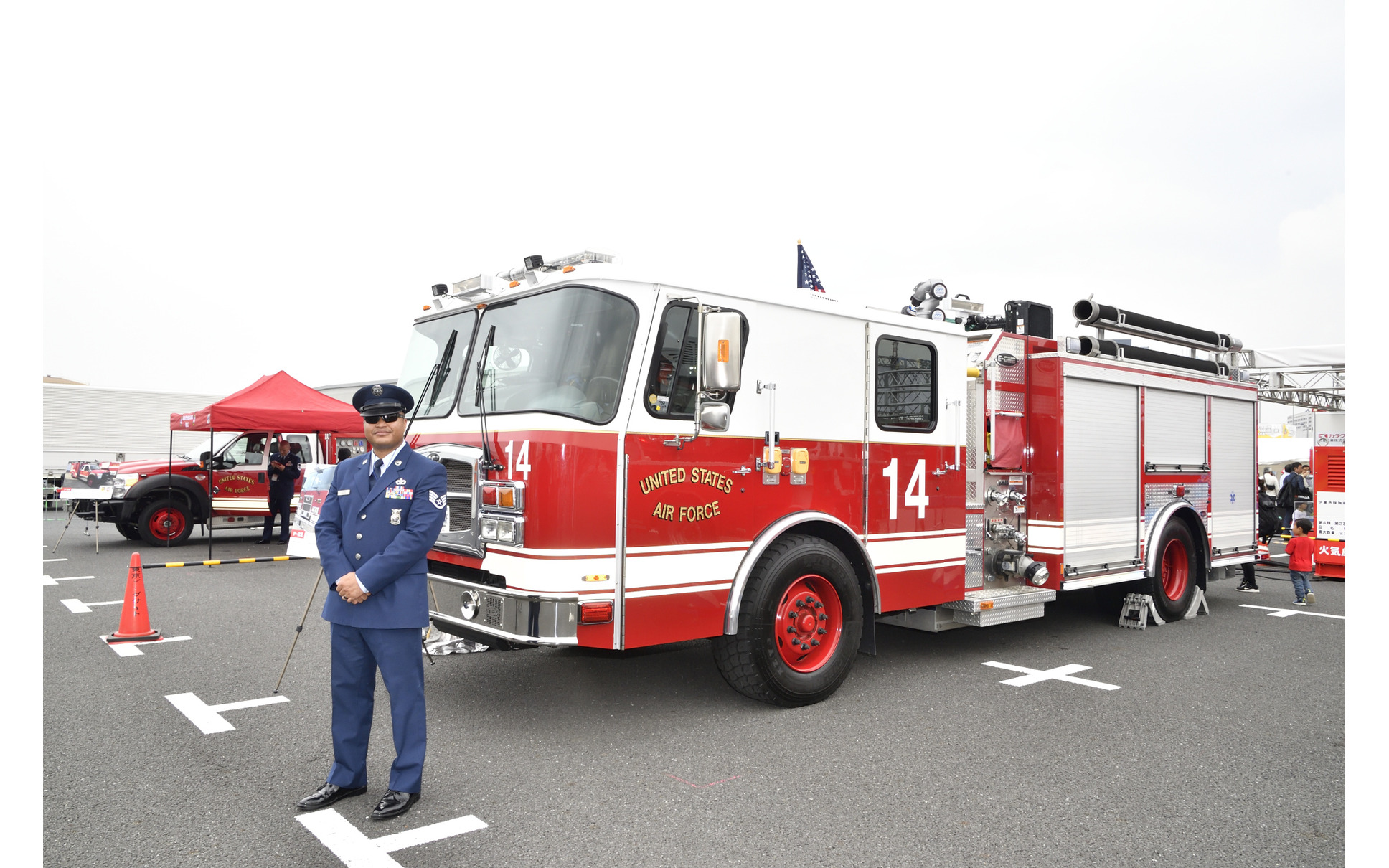 アメリカの消防車を在日米海軍 空軍が出展 東京国際消防防災展18 詳細画像 12枚目の写真 画像 レスポンス Response Jp