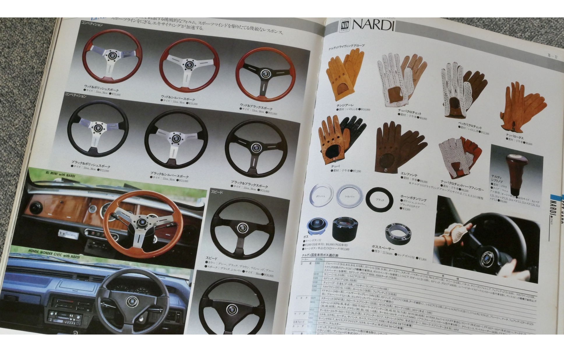 3本スポークのウッドステアリング だけじゃない ナルディ 懐かしのカーカタログ 9枚目の写真 画像 レスポンス Response Jp