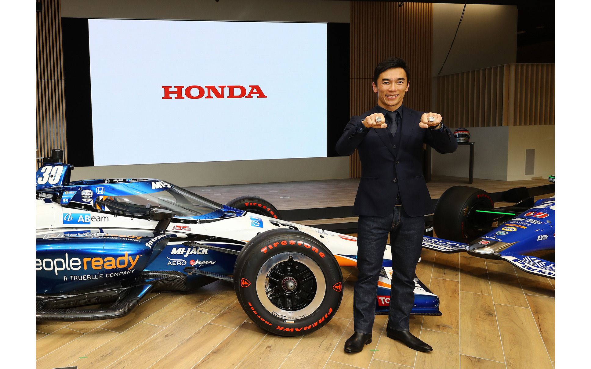 佐藤琢磨 直筆サイン入り リトグラフ イギリス F3 チャンピオン