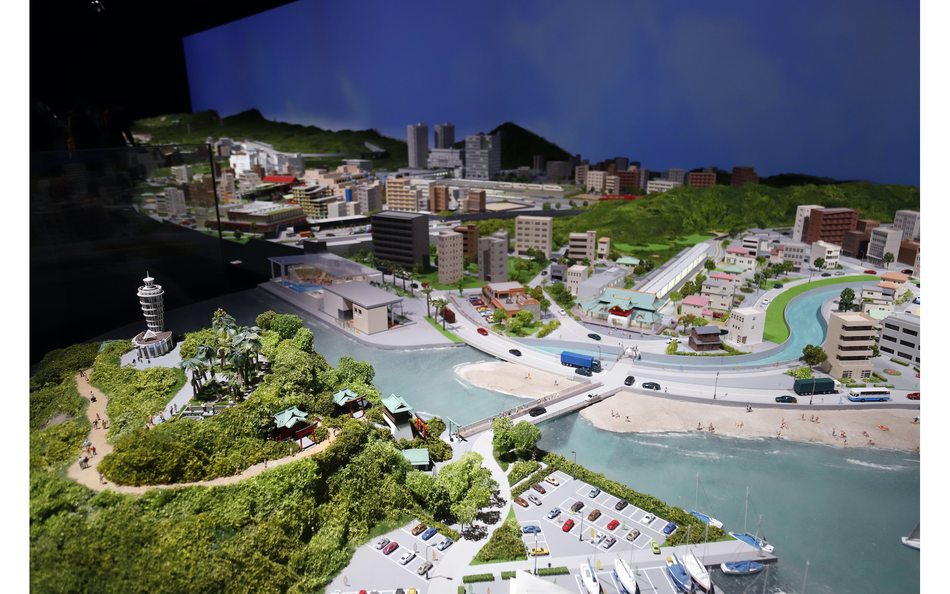 小田急ロマンスカーミュージアム 開業時の車両と 今を見せる巨大ジオラマ フォトレポート 14枚目の写真 画像 レスポンス Response Jp