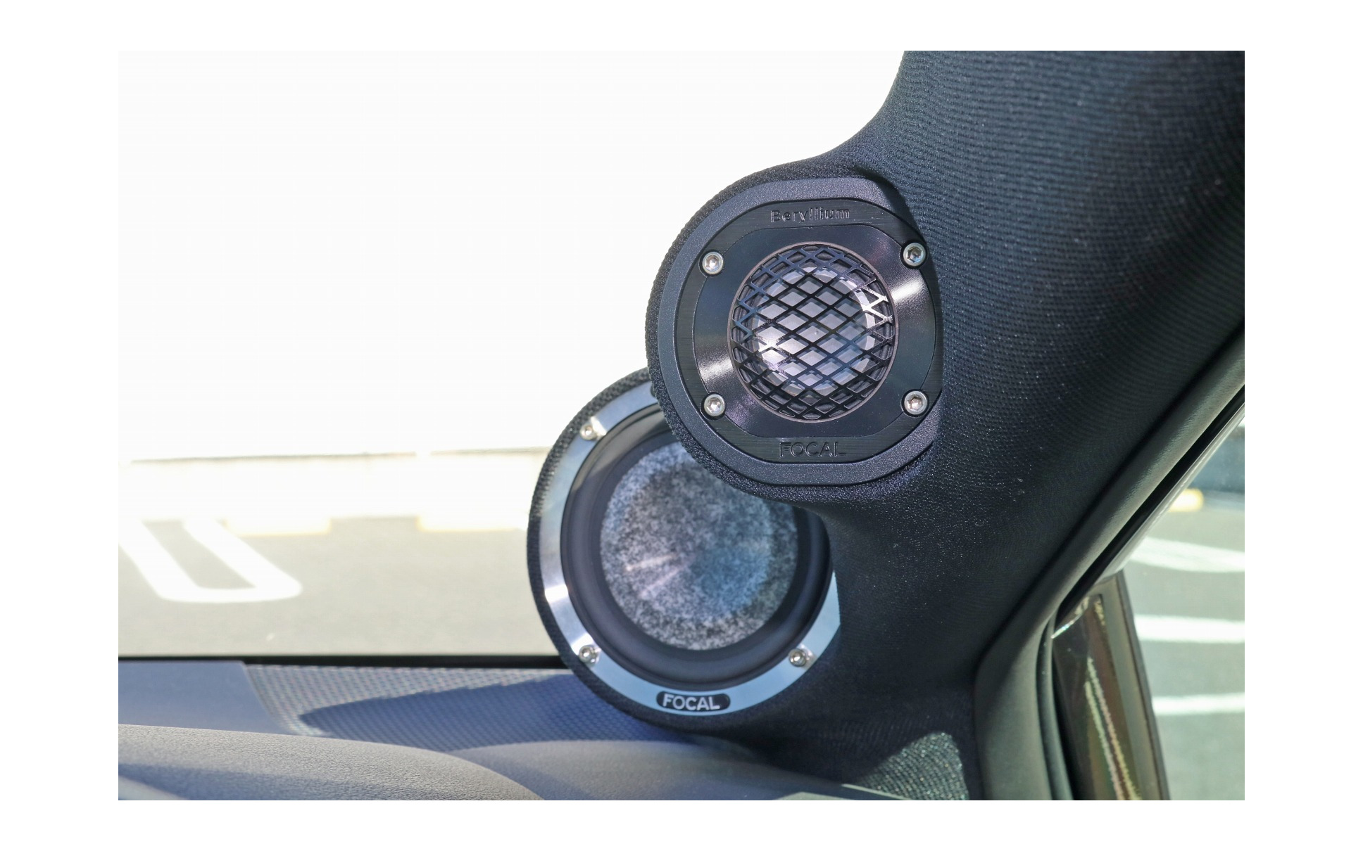 Focal Pioneer ツイーター aピラー埋め込み【カローラツーリング