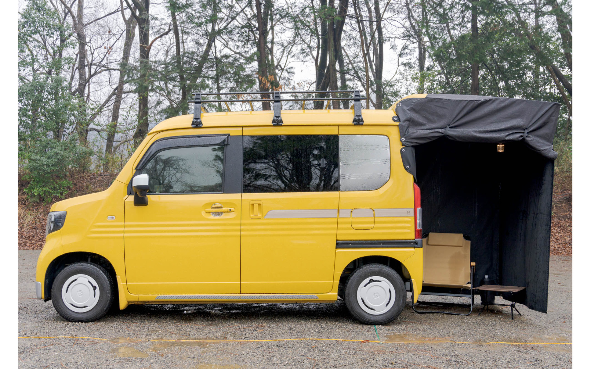 N-VAN テールゲートカーテン 新品! JJ1 JJ2 N-VAN テールゲートカーテン ブラック 吊り下げ
