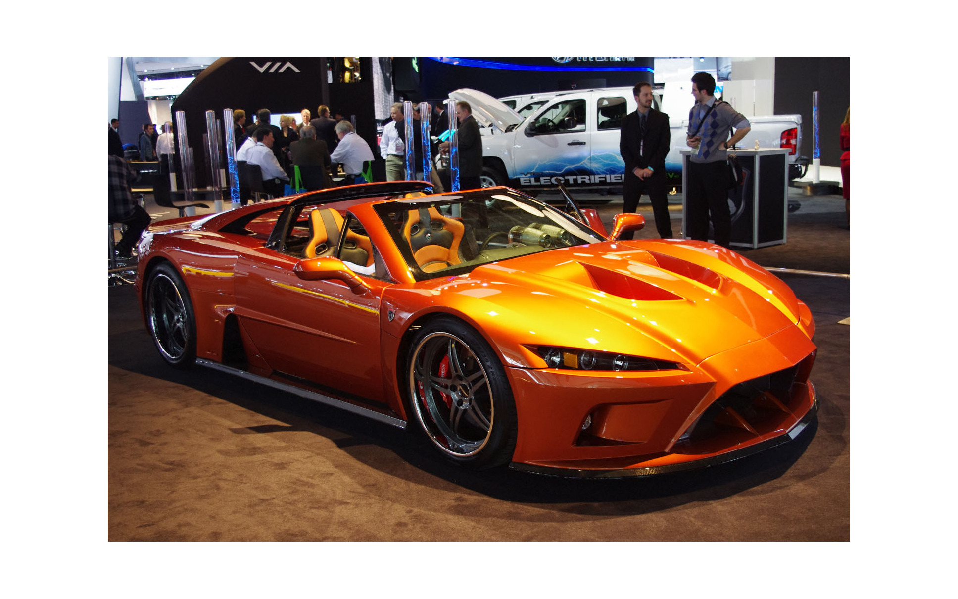 【デトロイトモーターショー12】米国製スーパーカー登場…ファルコン F7 2枚目の写真・画像 レスポンス（Response.jp）