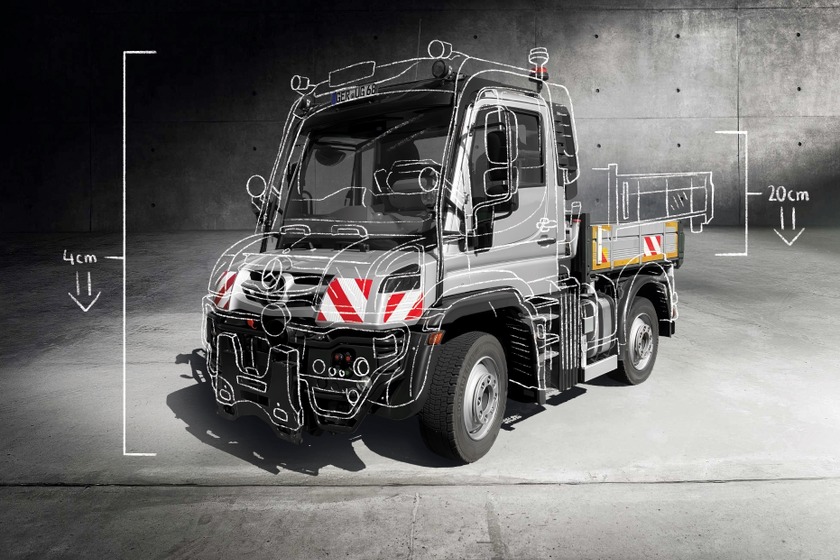 メルセデスベンツ『ウニモグ』、低床仕様登場…荷台高1200mm以下で作業効率向上 画像