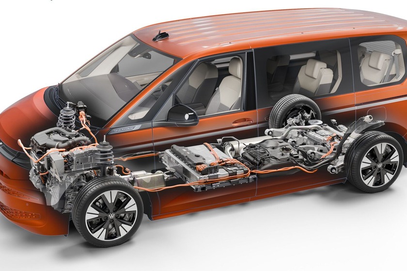 VWのミニバン『マルチバン』とキャンパー『カリフォルニア』、PHEV用4WDシステムを新開発 画像
