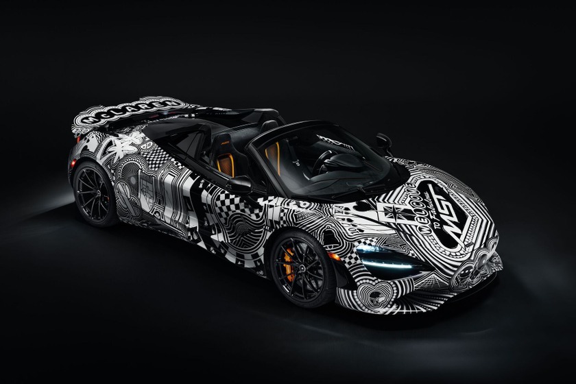 マクラーレン『750S』、1台限りの「プロジェクトViva」発表…ラスベガスの夜景をモノクロで表現 画像