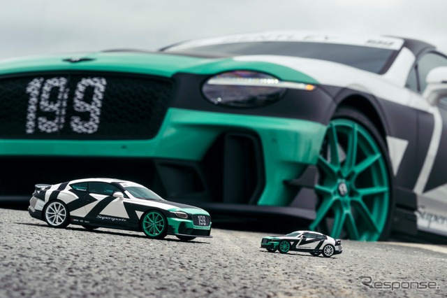 ドリフトするベントレー「Supersports：FULL SEND」、2つのスケールで再現…限定ミニチュア発売
