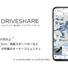個人間カーシェア「ドライブシェア」、自動車保険付帯の新機能を取り扱い開始