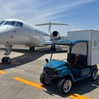 ヤマハの低速EV「DIAPASON」が羽田空港で実証実験、プライベートジェットの手荷物輸送を電動化