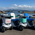 スズキ、セニアカー活用で離島観光を支援…瀬戸内海の粟島で実証開始