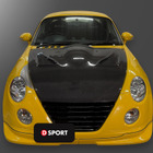 初代『コペン』をスパルタンにドレスアップ！ D-SPORT、カーボンボンネットとスポーツグリルを発売