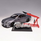 R34型スカイラインGT-R、1/18スケールミニカー発売…ディスプレイエンジン付属