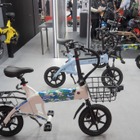 電動サイクル「NFR-01」、ファミマコラボ第2弾の「ブルー×グリーン」展示…ジャパンモビリティショー2025