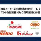 自動運転トラック商用運行に「F-LINE」参画、加工食品メーカー6社が11月20日幹線輸送開始