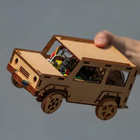 木製車体を組み立ててプログラミング、実際に走行させる体験型教材…「デジハコ プログラミングカー」発売