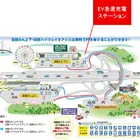 神戸淡路鳴門道、淡路SA下りにEV急速充電器2口を新設…12月19日から供用開始