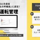 GO運転管理、業務前自動点呼の認定取得…機器費用2万円台で低コスト導入を実現