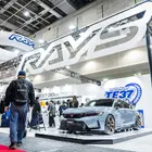 RAYSの次の一手が見えた！ G025新色とTE37 30周年が放つ存在感…大阪オートメッセ2026
