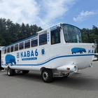 水陸両用バス「山中湖のカバ」に新車両、「KABA6号」が7月18日デビュー…電動開閉式ルーフ搭載