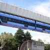 千葉都市モノレールが発表した「ノモちゃん号」のデザインは0形電車に似ているが、実際に使用するのは1000形になる。写真は0形。