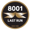 8000形8001号編成の運行終了まで掲出される「8001　LASTRUN」ヘッドマーク。