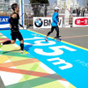 東京マラソン2016のゴール地点となった東京ビッグサイト東棟屋外駐車場