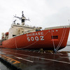 サッポロビール千葉工場のすぐ南の岸壁に三代目南極観測船「しらせ」が静態保存されている