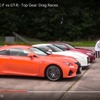 レクサスRCF、日産GT-R、BMWM4クーペの加速競争映像を公開した『TopGear』