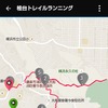 設定した距離や時間ごとにラップを刻んで諸データをチェックすることができる