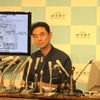 函館市で最大6弱を観測する地震について語る青木元地震津波監視課長