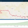 十国峠に挑戦中。総距離27.85kmなのであともう少しだ