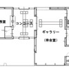 新駅舎の平面図。