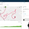 作成したコースの実走記録。郊外ならGPSによるコースデータは問題ないレベルで取得できる