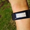 記録をその場でチェック。時間のあるときにスマホアプリに同期させておこう
