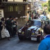 ランチアアウレリア。このキャラクターは渋温泉にも実に合っていた。